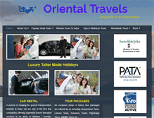 Tablet Screenshot of orientaltravels.com